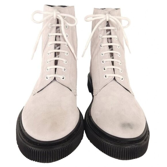 Etudes X Adieu Edition Suede Type 129 Boots Size 46 US 13 Mens Off-White $525 - Picture 3 of 13